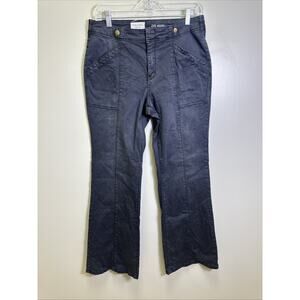 Anthropologie‎ Pilcro Demilune Utility Flare Pants Womens 28 Front Seam Y2K